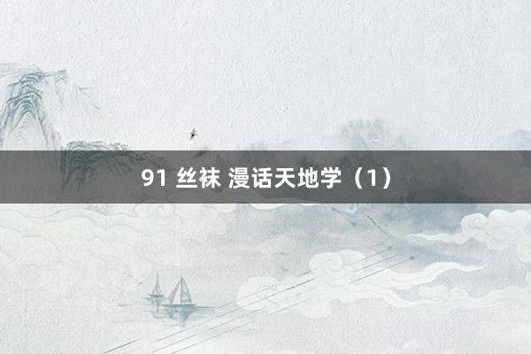 91 丝袜 漫话天地学（1）