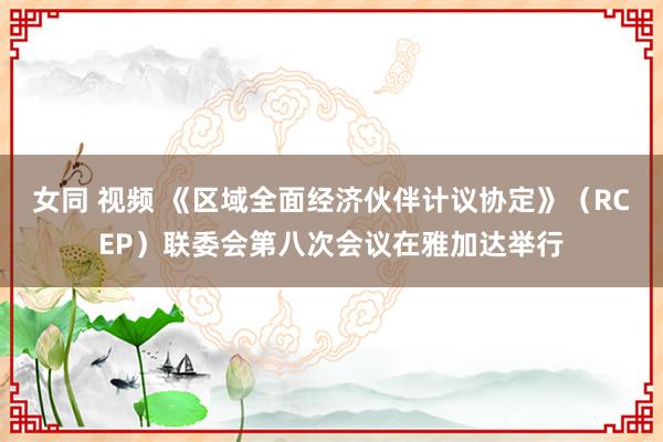 女同 视频 《区域全面经济伙伴计议协定》（RCEP）联委会第八次会议在雅加达举行
