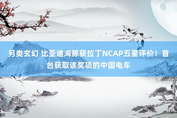 另类玄幻 比亚迪海豚获拉丁NCAP五星评价！首台获取该奖项的中国电车
