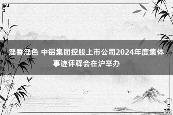淫香淫色 中铝集团控股上市公司2024年度集体事迹评释会在沪举办