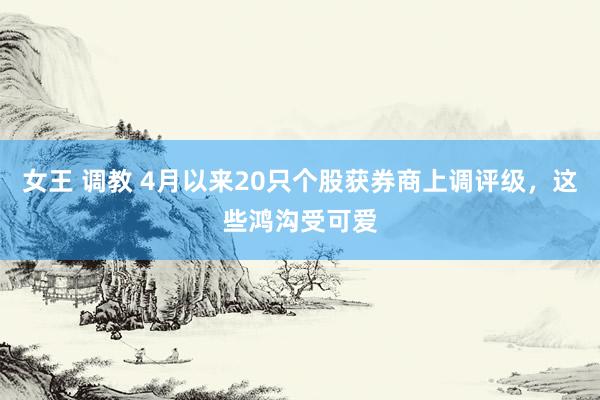 女王 调教 4月以来20只个股获券商上调评级，这些鸿沟受可爱